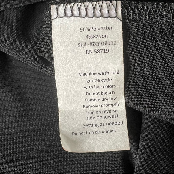 NY Collection Maxi Long Party Prom Dress Sleeveless Black Size 2X New With Tags - Picture 3 of 8